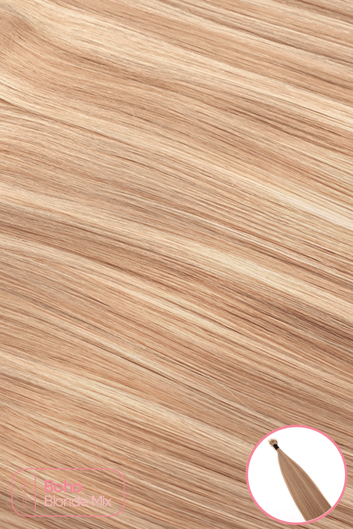 Signature Nano Tip Hair Extensions - Boho Blonde - 18" - Wigporium